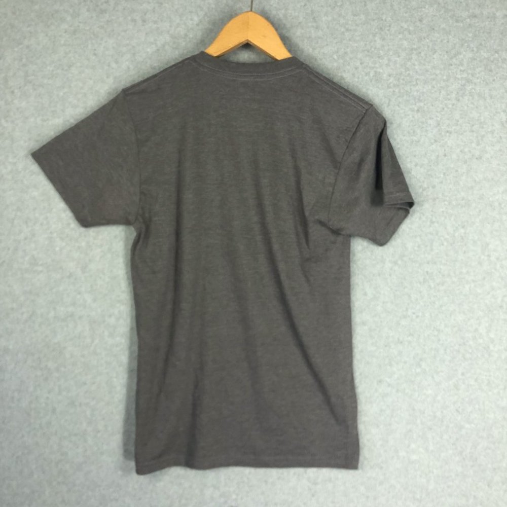 Rural Cloth America We Grow Beer Tee Shirt Flag Graphic Grey Size Small - Picture 4 of 4